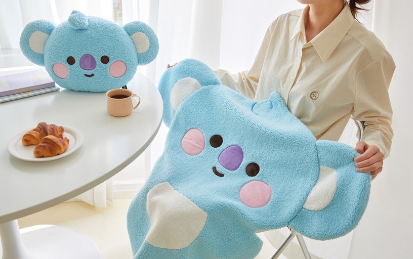 BT21變成毛毯啦!「BT21造型毛毯」可愛登場,超萌角色造型太療癒,還能幫你溫暖身心~