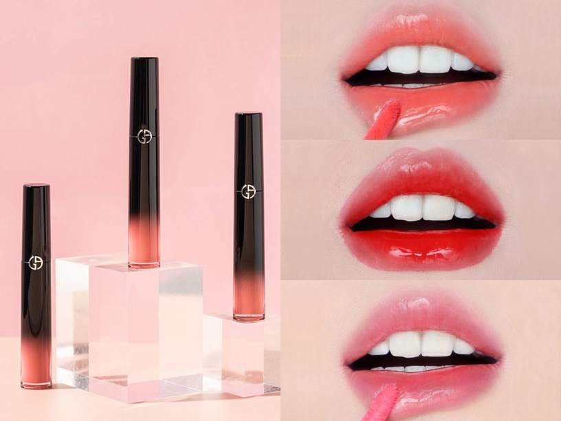 Giorgio Armani 奢華訂製琉光唇萃,6ml/NT1,280(3款新色)