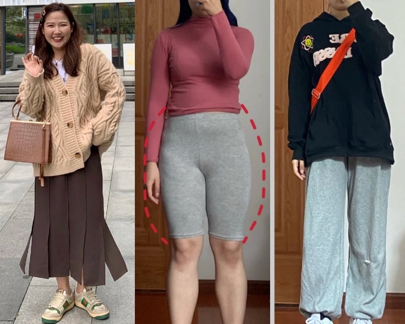 遮小腹、梨形身材穿搭TIPS 2:Oversize上衣、長版上衣