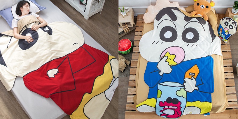 小新變成巨大棉被啦!韓國「小新棉被」療癒登場,8款超萌造型,就讓小新陪你進入夢鄉
