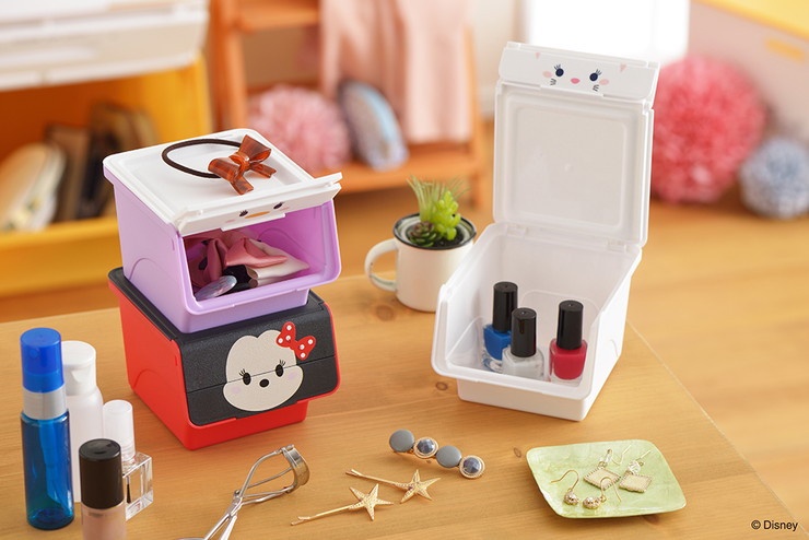 Belle Maison「Tsum Tsum桌面收納盒」1,320日元(約NT$360)