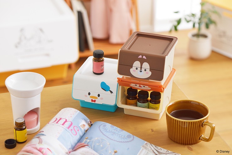 Belle Maison「Tsum Tsum桌面收納盒」1,320日元(約NT$360)