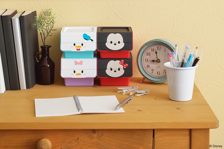 Belle Maison「Tsum Tsum桌面收納盒」1,320日元(約NT$360)