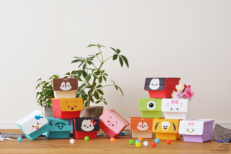 Belle Maison「Tsum Tsum桌面收納盒」1,320日元(約NT$360)