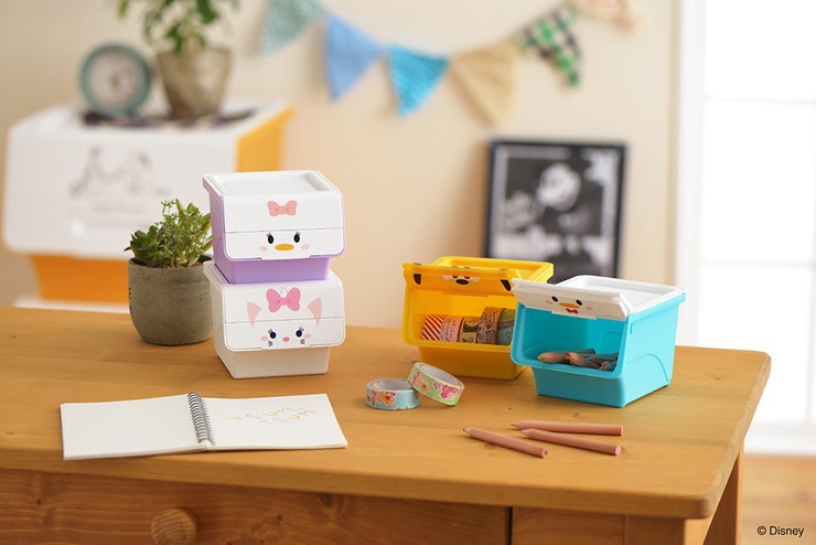 Belle Maison「Tsum Tsum桌面收納盒」1,320日元(約NT$360)