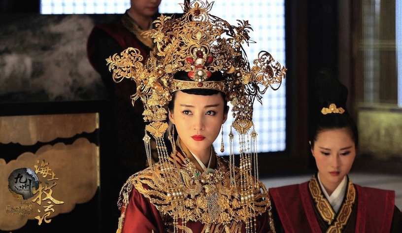 古裝劇「美絕人寰的皇后造型」3:蔣勤勤 飾演《海上牧雲記》南枯明儀