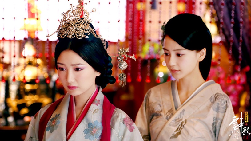 古裝劇「美絕人寰的皇后造型」8:毛曉彤 飾演《雲中歌》上官小妹