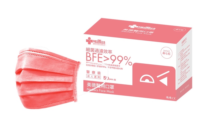 美德醫療14款彩色口罩全新登場!璀璨金、星夜紫、太平洋藍繽紛開賣,迷彩款也要收!
