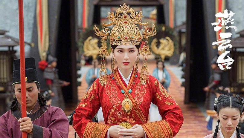 近期熱播古裝劇「紅衣美人」3:唐嫣 飾演《燕雲台》蕭燕燕