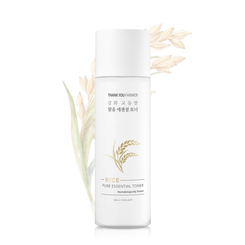 開架濕敷化妝水推薦5:THANK YOU FARMER 江華喬桐米透亮精華化妝水 200ml,NT.790