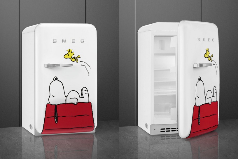 最萌史努比冰箱!smeg「純白Snoopy小冰箱」限量登場,史努比粉必搶!