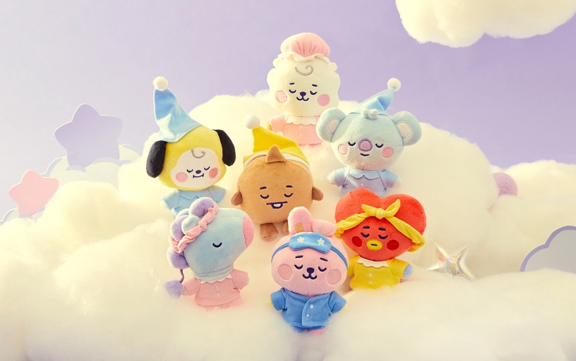 「BT21美夢系列」療癒亮相!BT21穿上睡衣、戴上睡帽&髮帶,就讓BT21帶你一起進入夢鄉