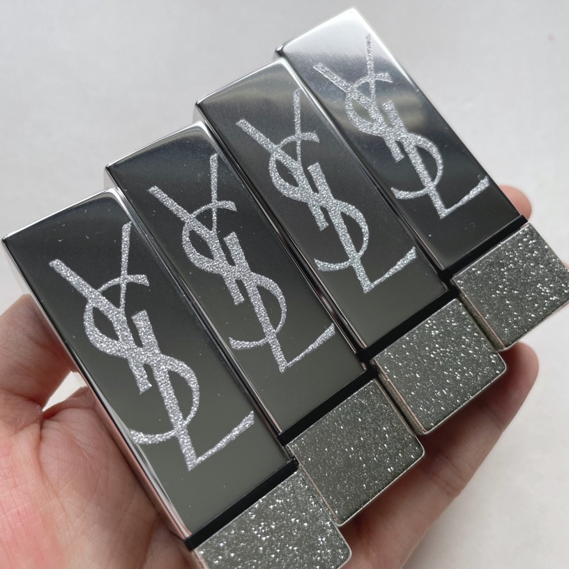 YSL 情挑誘光水唇膏 血紅棕色系