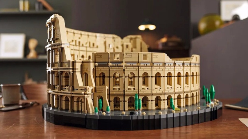 史上最複雜!全新LEGO® 樂高「羅馬競技場」零件數破9千,高度還原歷史痕跡