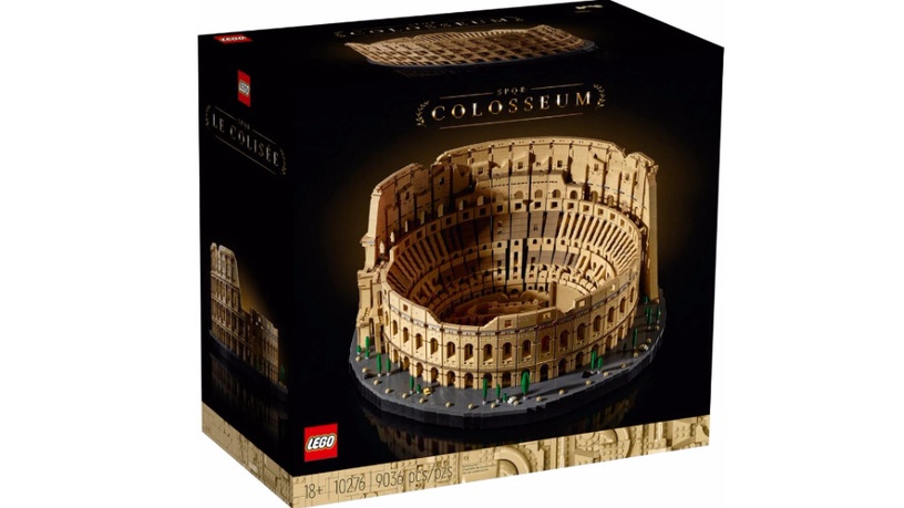 史上最複雜!全新LEGO® 樂高「羅馬競技場」零件數破9千,高度還原歷史痕跡