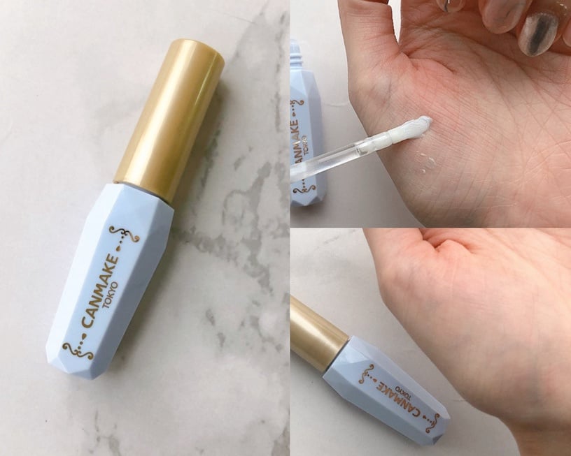 毛孔隱形妝前乳推薦6:CANMAKE 毛孔修飾底霜(#02 淡藍色)7.5g,NT.385