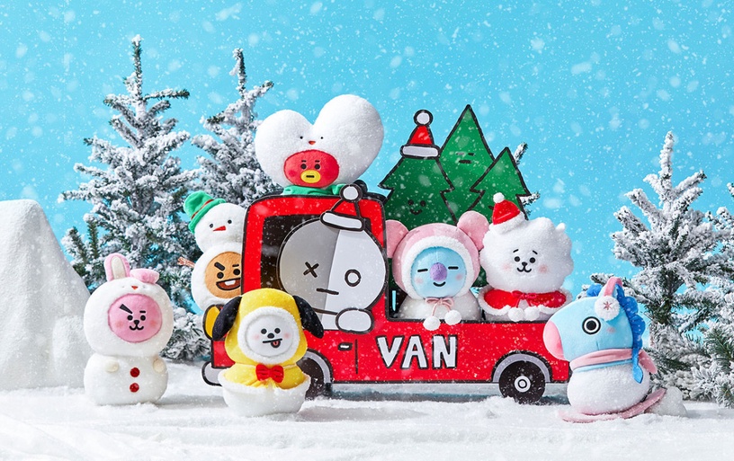 LINE FRIENDS、BT21通通現身統一時代百貨!發光摩天輪、大型扭蛋機、BT21大型公仔必拍