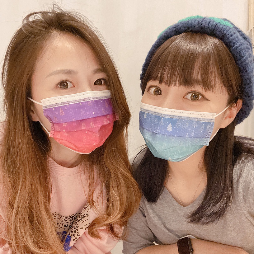 聖誕口罩再一發!夢幻「雪花極光紫」、「冰山藍漸層」超欠收藏,還有Q萌麋鹿兒童款