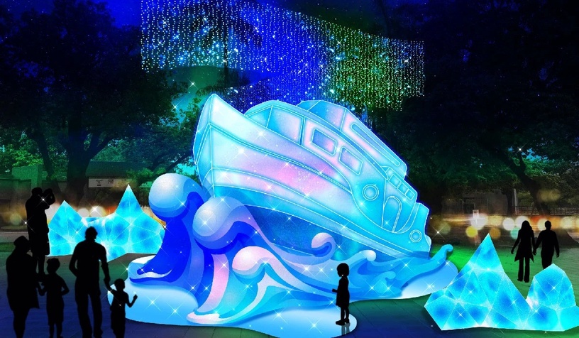 「2020屏東聖誕節」浪漫登場!超夢幻極地星空、雪原十大燈飾,今年聖誕就到屏東賞極光