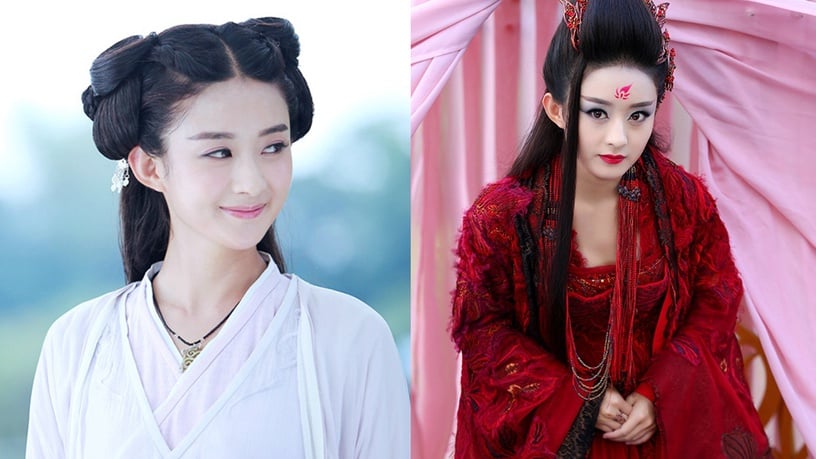 陸劇中「傻白甜少女vs霸氣大女主」7:趙麗穎 飾演《花千骨》花千骨