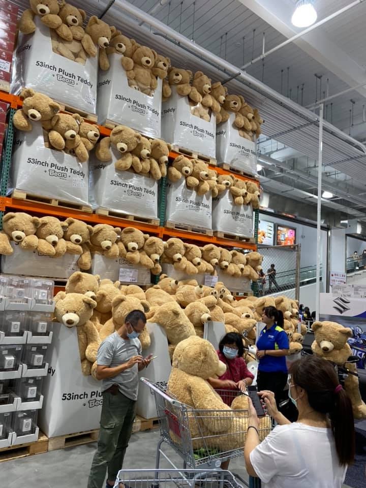 好市多出現超巨大「小熊維尼&小豬」!150公分高超大尺寸,維尼控快衝好市多抱回家!