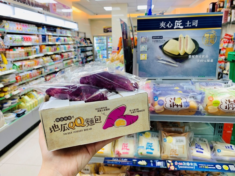 韓國擬真「地瓜QQ麵包」全家開賣