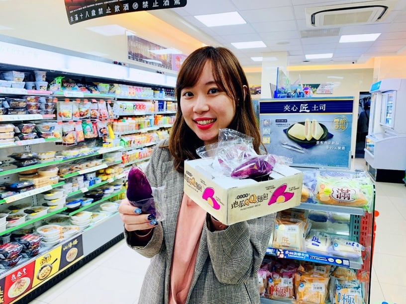 韓國擬真「地瓜QQ麵包」全家開賣