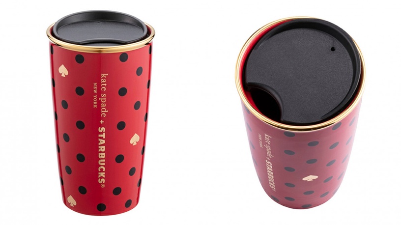 星巴克首度與 Kate Spade New York合作,於12月起在亞洲地區推出限定假日聯名系列!