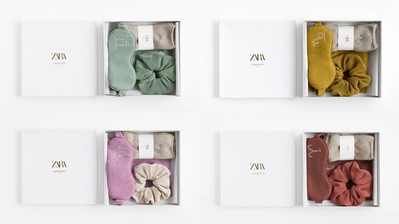ZARA推出以星座為主題的刺繡蝴蝶結禮包，送禮或自用都超實用！