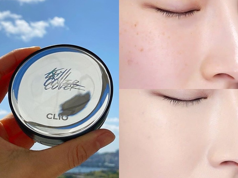 2020 OLIVE YOUNG年度底妝TOP1:CLIO KILL COVER 無瑕超持妝氣墊,15g*2/約NT600