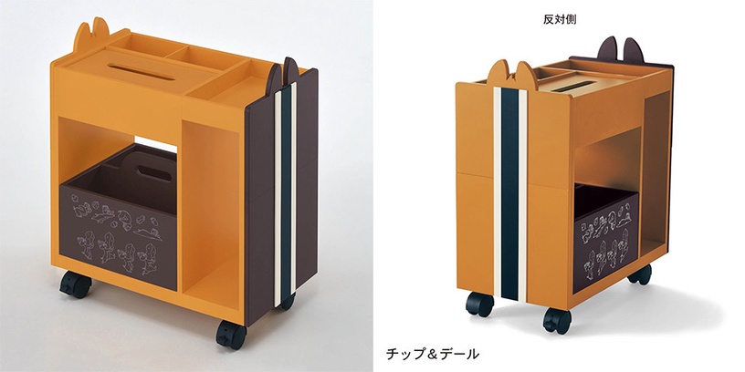 迪士尼「小熊維尼/米奇/唐老鴨置物推車」16,900日元(約NT$4,610)