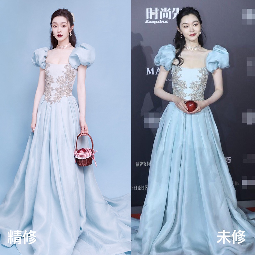 女星紅毯造型精修vs未修7:宋軼