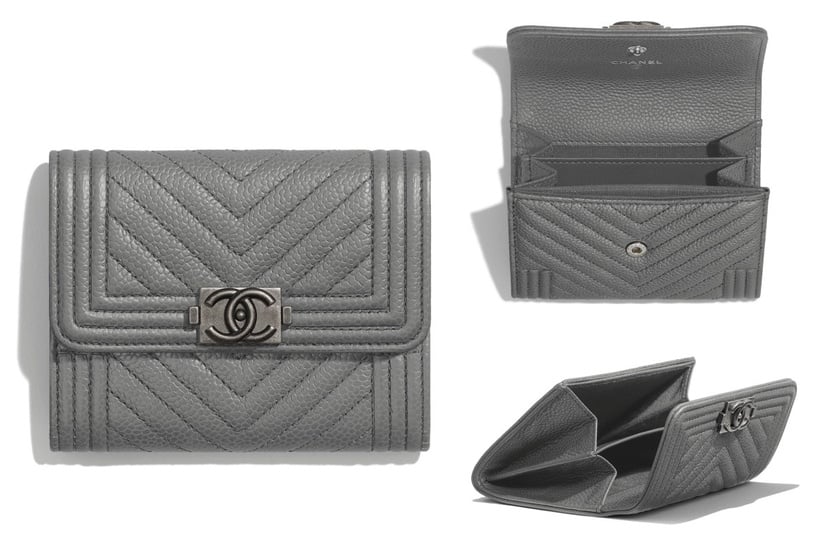 CHANEL boy chanel 口蓋零錢包,NT.21000