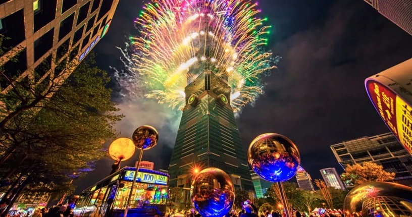 台北101「2021跨年煙火秀」模擬動畫釋出!全球首見「360度輪狀煙火」零死角震撼登場!