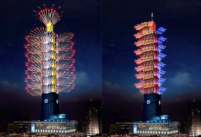 台北101「2021跨年煙火秀」模擬動畫釋出!全球首見「360度輪狀煙火」零死角震撼登場!