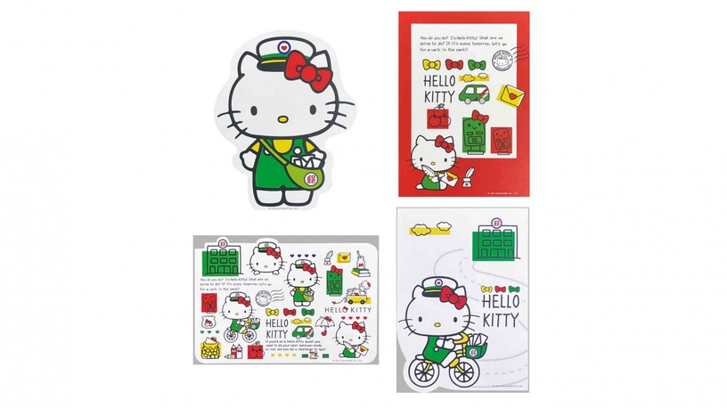Hello Kitty 現身郵局!中華郵政 × HELLO KITTY超萌聯名,郵差凱蒂貓水瓶、提袋都要收