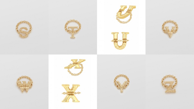 Chloé推奢華字母飾品!金色仿舊皺褶打造低調奢華,字母控自用、送禮首選!