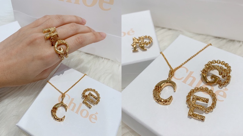 Chloé Alphabet系列推全新字母飾品!