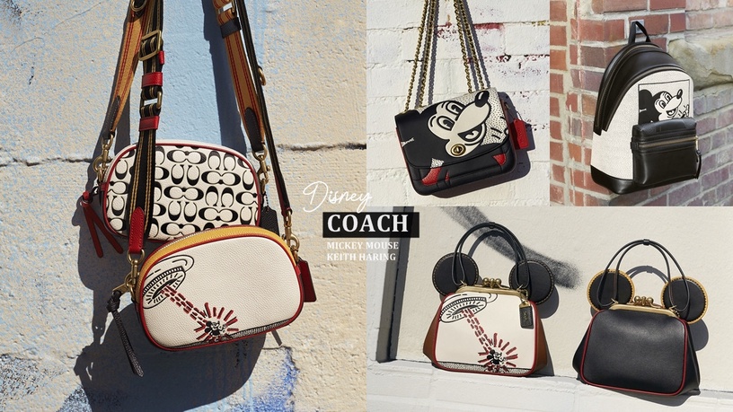 COACH 米奇聯名再一波!DISNEY MICKEY MOUSE x KEITH HARING 米奇系列帥氣登場!