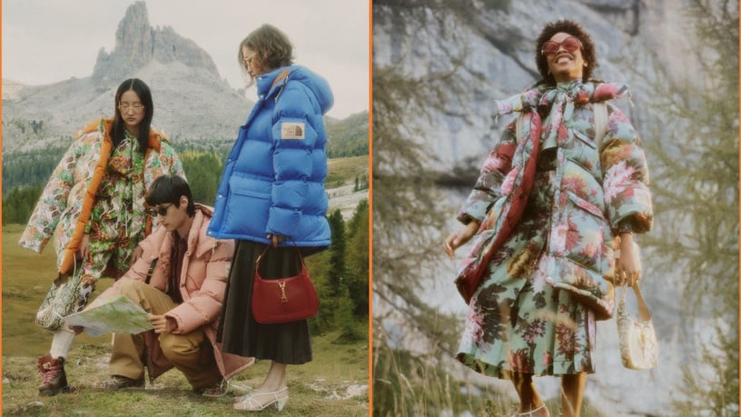 GUCCI x The North Face重磅聯名登場!絕美羽絨衣、特殊LOGO,最時尚戶外單品這天開賣