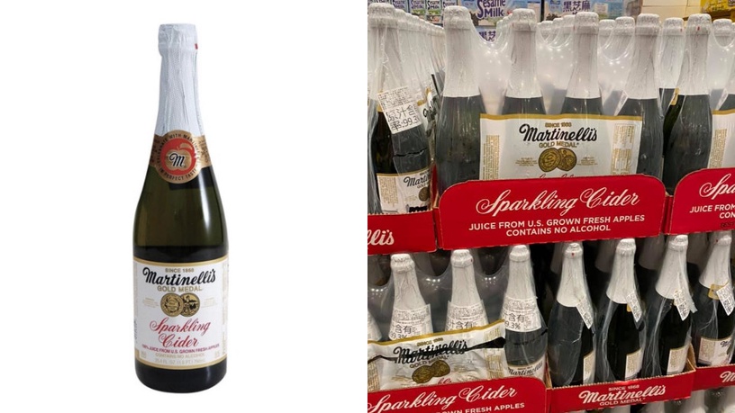 零酒精也能Chill!好市多「氣泡蘋果汁」香檳造型、碳酸滋味,輕鬆營造派對微醺感