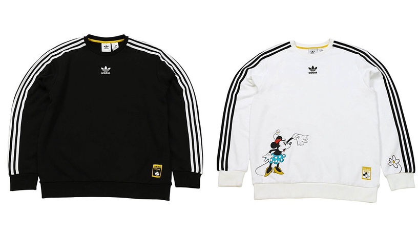adidas Originals X 迪士尼「SUPERSTAR 米奇&米妮/黑」10,989日元(約NT$2,990)