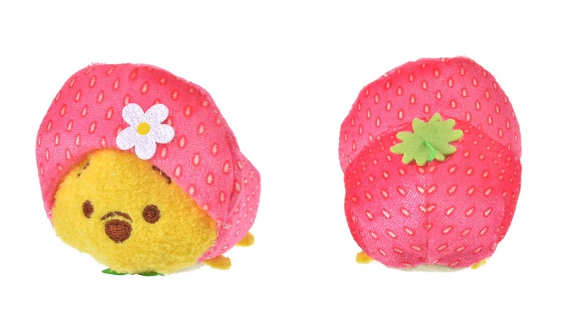 迪士尼「Tsum tsum草莓季」登場啦!粉嫩草莓+療癒外型超可愛,還有草莓熊抱哥必收