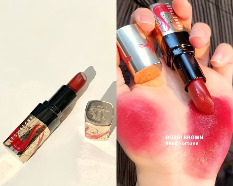 BOBBI BROWN 雲彩流金版 金緻奢華唇膏 #Red Fortune 釉紅金