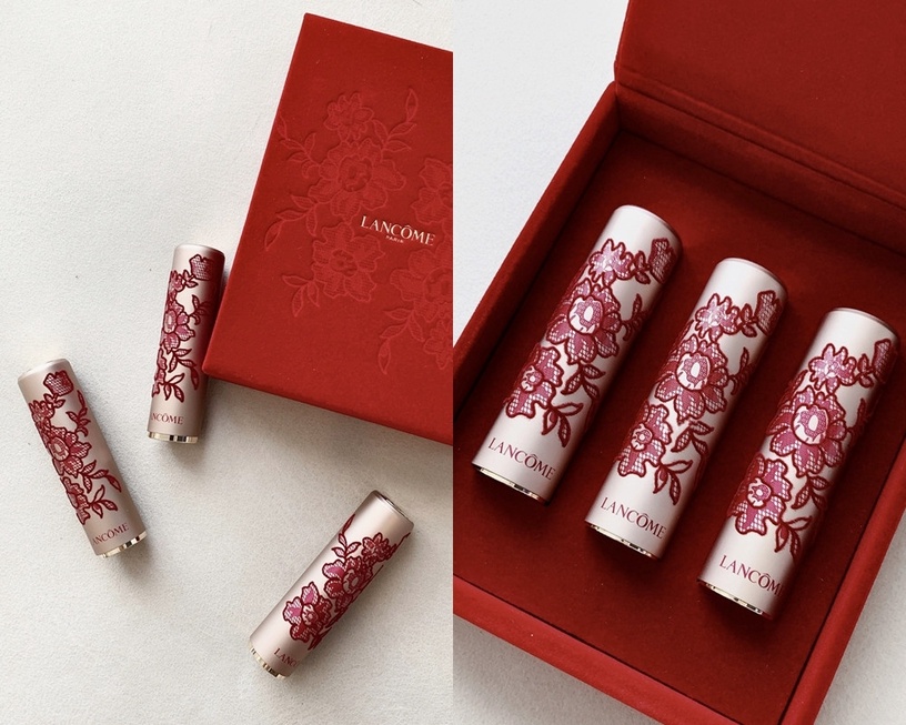 蘭蔻 蕾絲限定版 絕對完美柔霧唇膏,約NT1,200