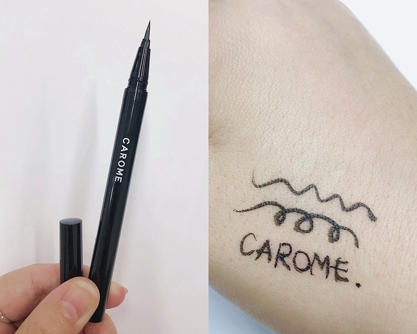 【編輯實測】開架眼線液筆評比推薦!日本CAROME.真不暈,Kiss Me、1028新手必備