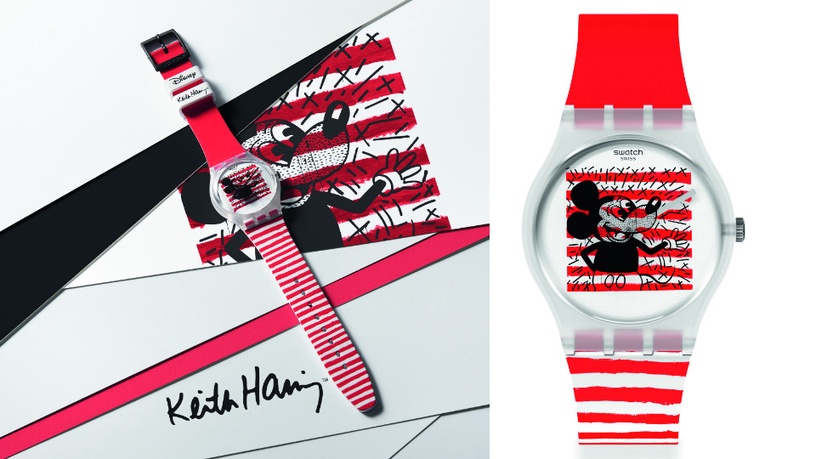 米奇控必搶!SWATCH攜手迪士尼重現「KEITH HARING潮流經典」,超強三方聯名這天上市