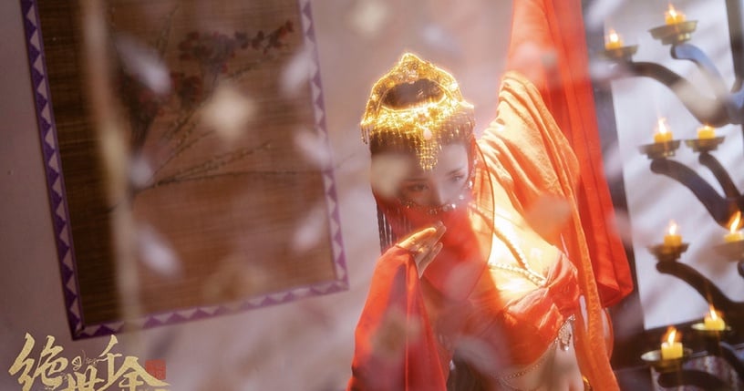 熱播古裝甜寵劇古裝女神3:米良 飾演《絕世千金完結篇》蘇依依