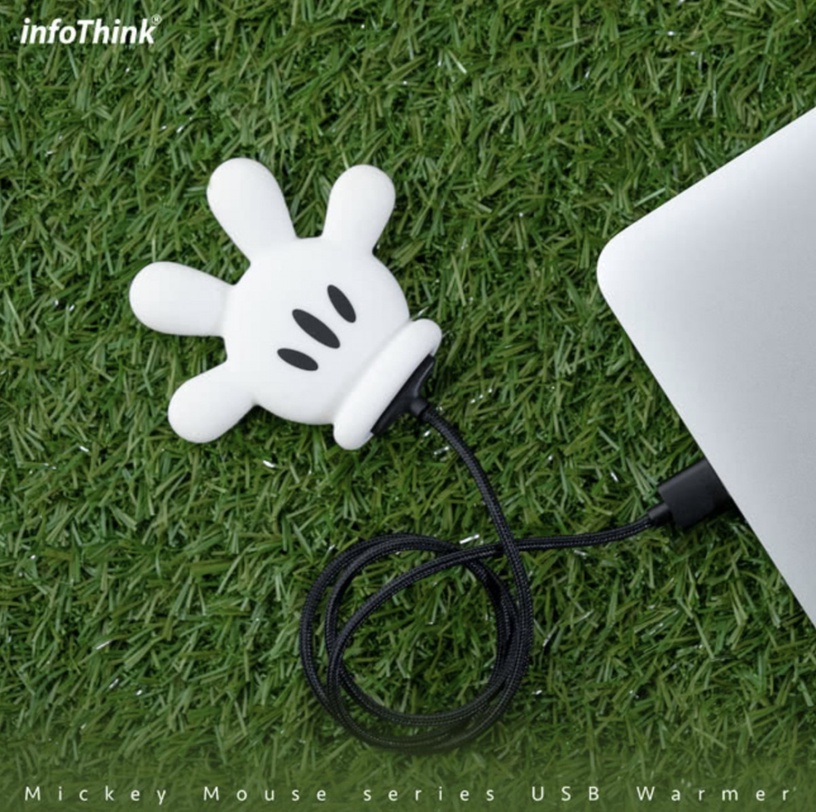 保暖小物推薦#7:infoThink 迪士尼系列USB暖暖手 NT399
