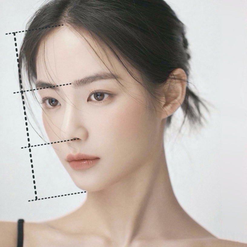 整形醫生公開「完美臉型」標準!頭肩、頭身比例是重點,這種臉型才是美女長相